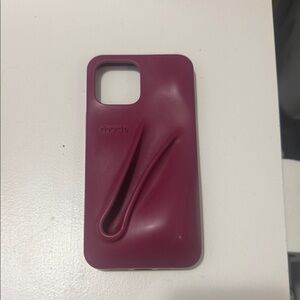 RHODE Deep Plum Phone Case with Built-In Grip